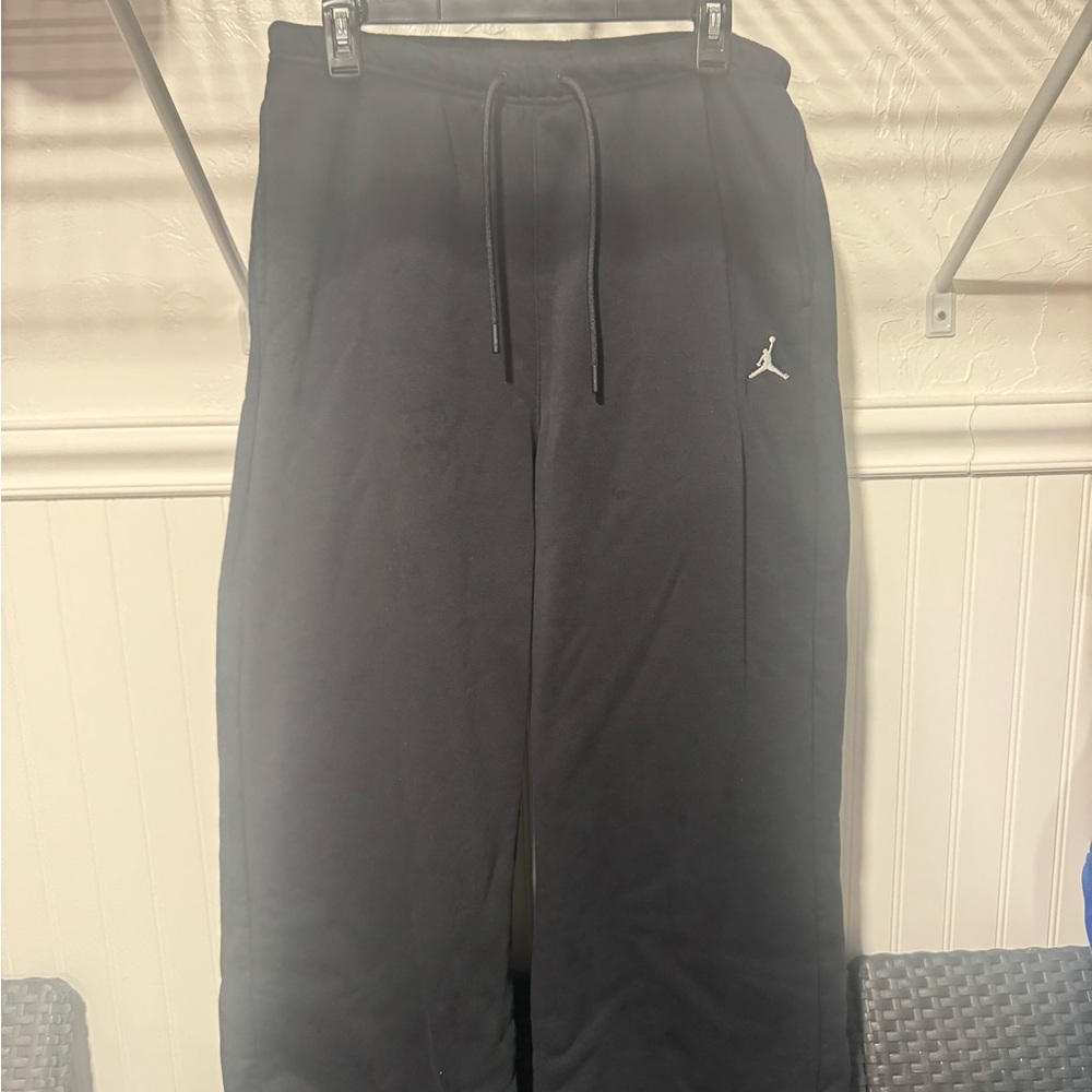 Jordan Black Open Led Sweatpants